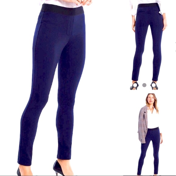 WHBM | Body Comfort Side-Zip Skinny Ankle Pants | Sz 0L - Picture 2 of 12